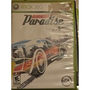 Burnout Paradise Xbox 360 EA Games Racing Video Game with Manual NTSC